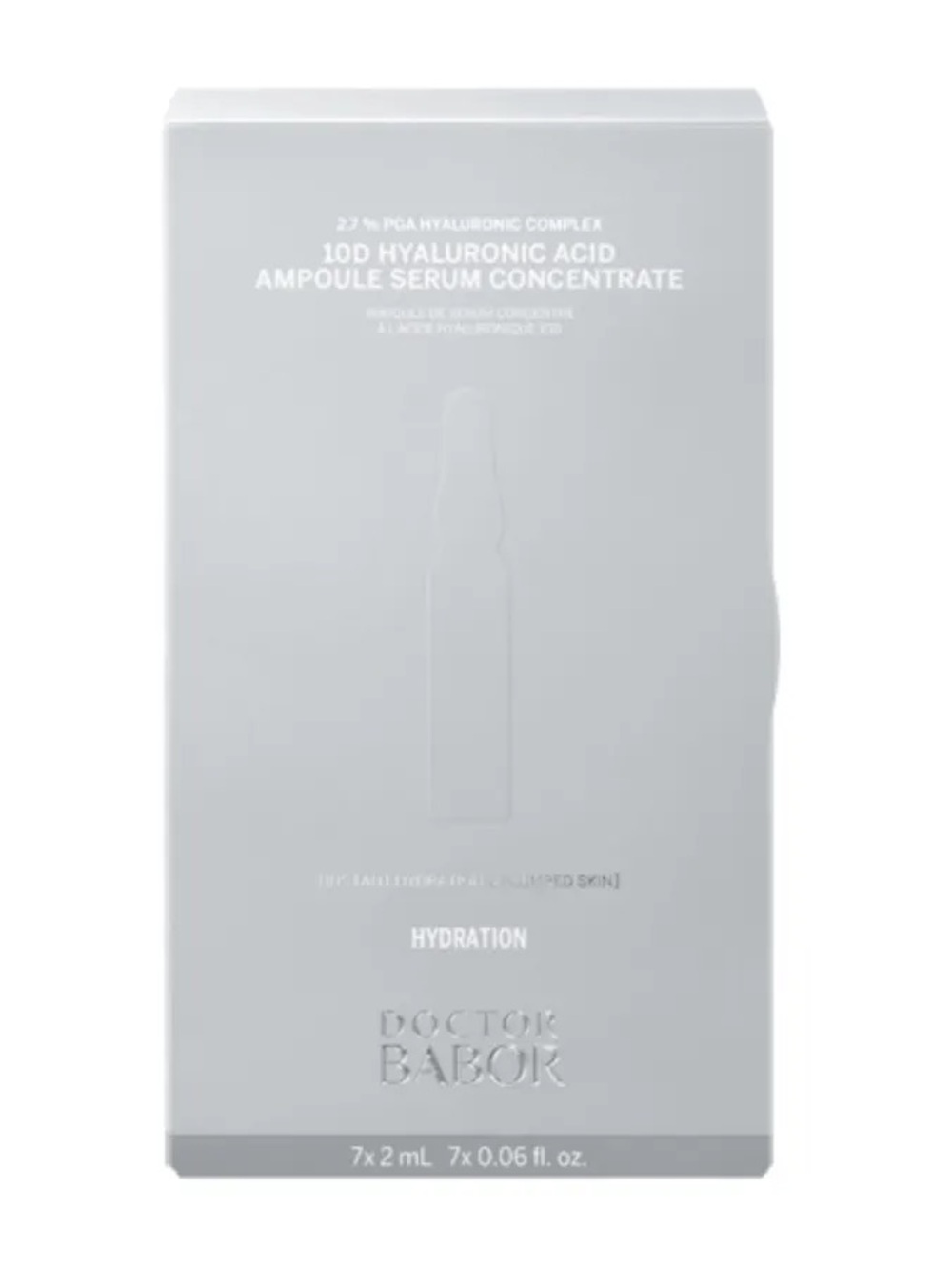 NIB Babor: DOCTOR BABOR 10D Hyaluronic Acid Ampoule Serum Concentrate MSRP $70